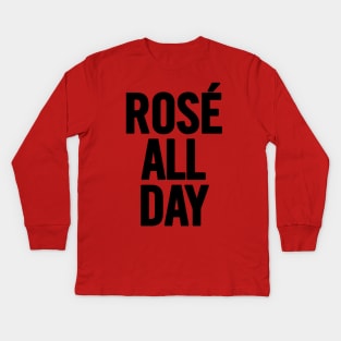 Rosé All Day Kids Long Sleeve T-Shirt